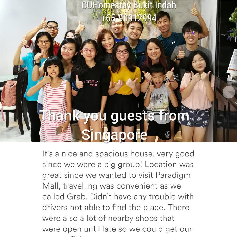 Jb Homestay Bukit Indah Wifi Ciq Mall Legoland Free Parking Johor Bahru Exteriör bild